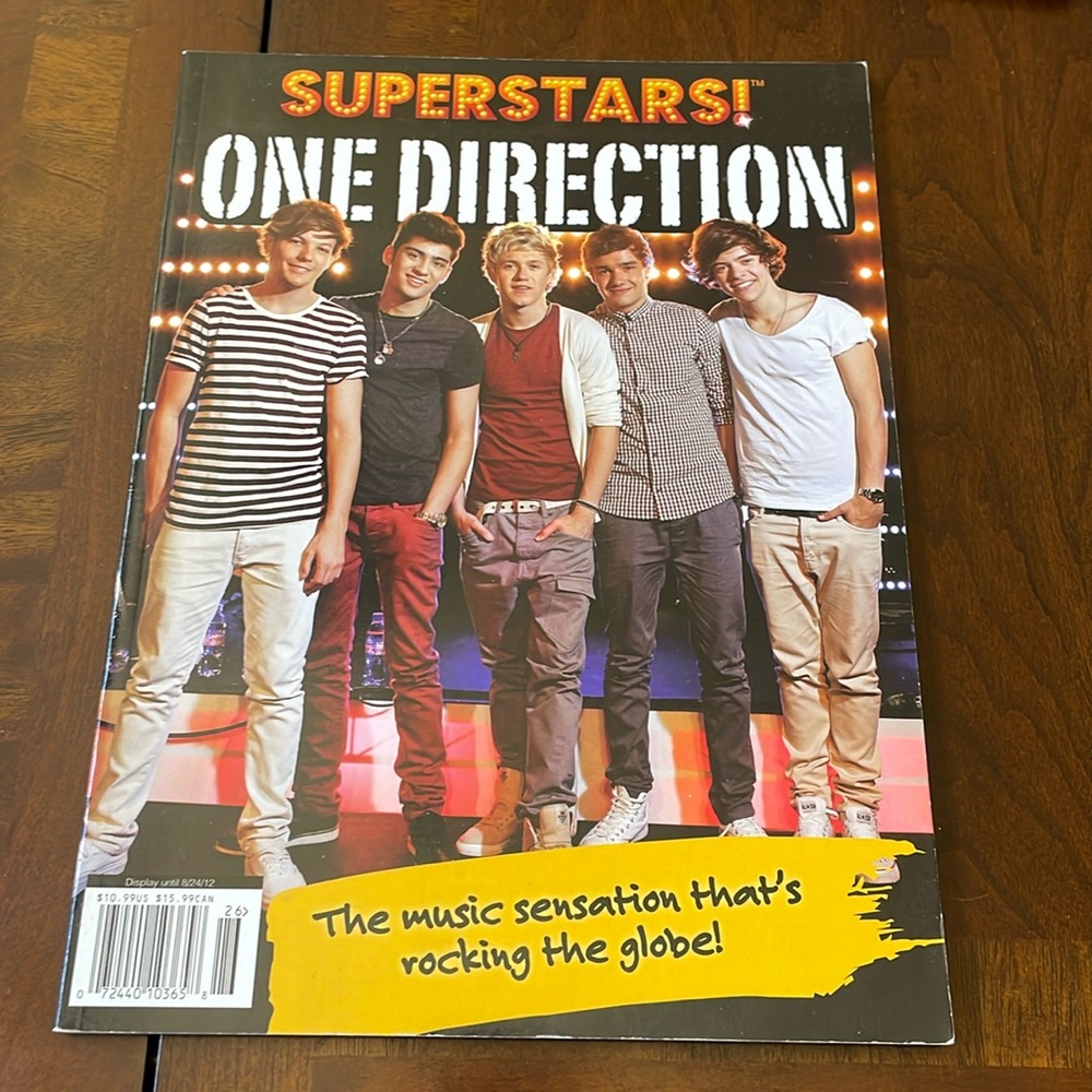 Collectors edition Superstar 1D One Direction magazine August 2012